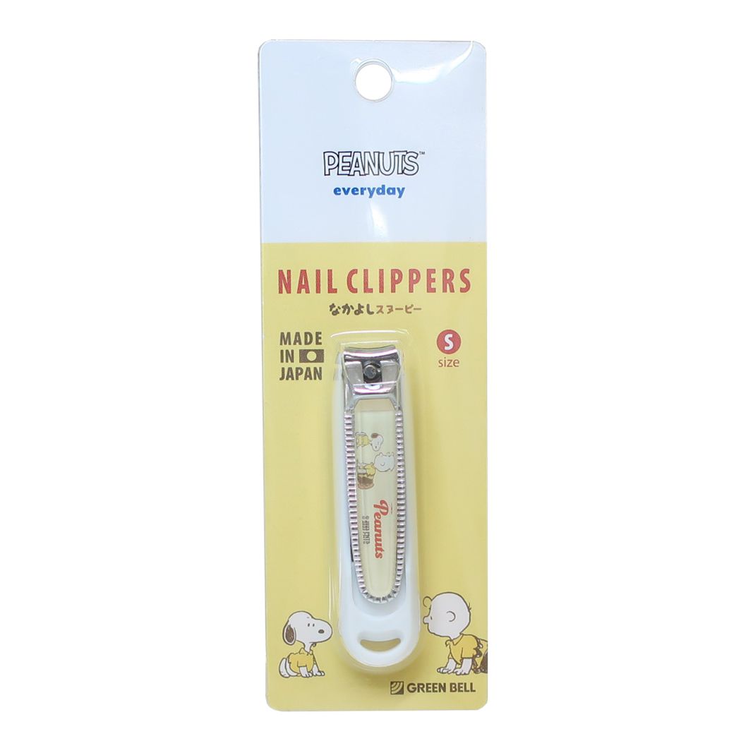 GREEN BELL Snoopy Nail Clippers S (Charlie Brown & Snoopy) 日本GREEN BELL  史努比指甲钳 S (查理布朗&史努比)