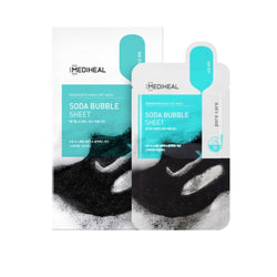 MEDIHEAL Mogongtox Soda Bubble Mask 10pcs/Box 美迪惠尔 碳酸毛孔黑头洁净泡泡面膜 10片/盒