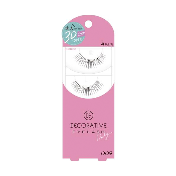 Sho-Bi Decorative eyelash daily #009 Rush 4 pairs 日本妆美堂日常妆容假睫毛 #009 4对