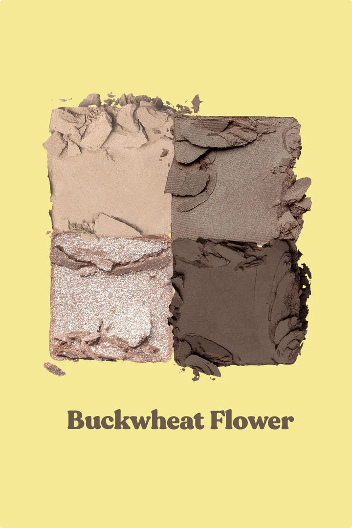 Rom&nd X Line Friends Better Than Eyes Juicy Lasting Tint #M02 Dry Buckwheat Flower 2g 韩国Rom&nd四色迷你眼影盘 #M02 干荞麦花 2g