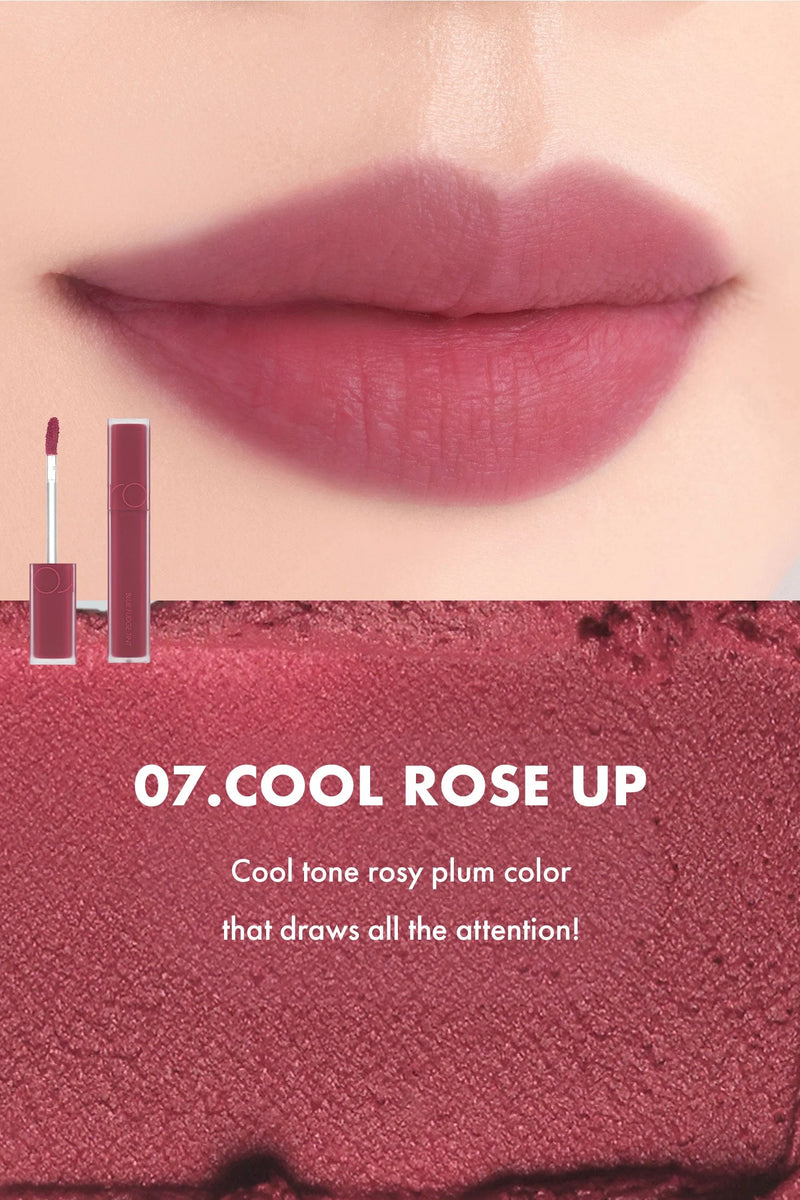 rom&nd Blur Fudge Tint Lip Color #07 Cool Rose Up 5.0g 韩国rom&nd迷雾软糖系列持久显色丝绒哑光唇釉 #07 微醺蔷薇 5.0g