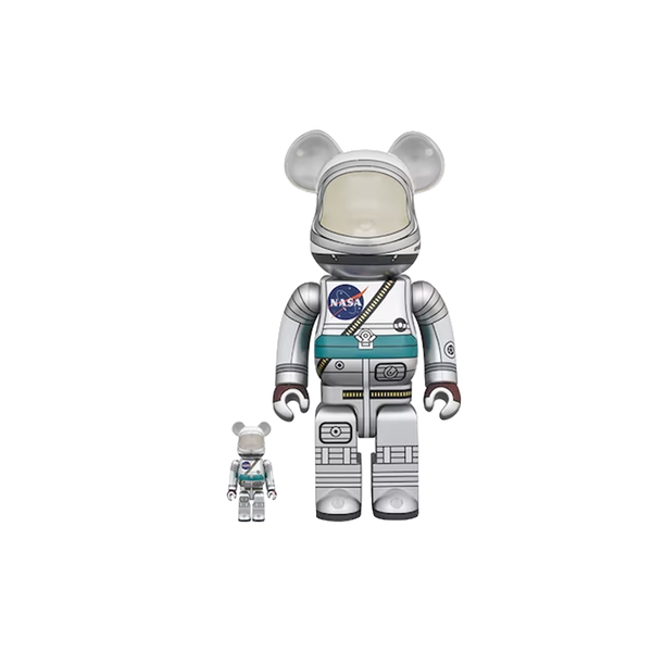 Bearbrick Project Mercury Astronaut 100% & 400% Set Edition 日本Bearbrick X NASA系列100% & 400%组合摆件