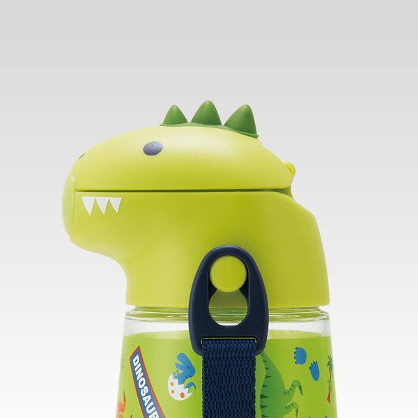 Skater PSHC4DK Straw water bottle - Dinosaur 420ml 日本skater直饮吸管水杯恐龙款 420毫升