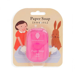 CHARLEY Paper Soap (Strawberry) 50pcs 日本CHARLEY 肥皂纸香皂(草莓味)