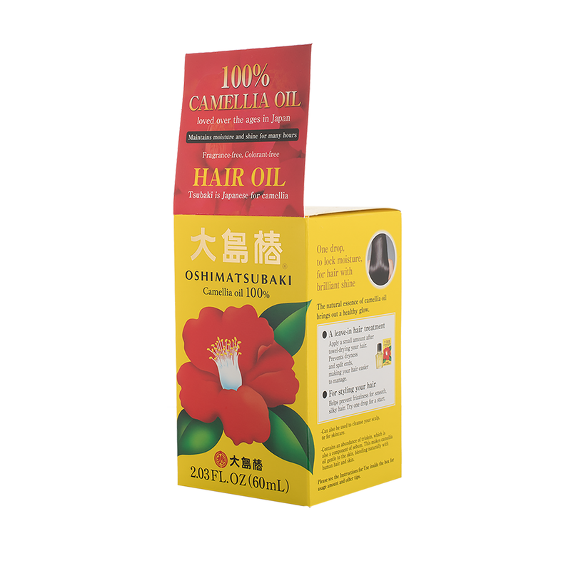OSHIMA TSUBAKI 100% Natural Camellia Seed Oil 60 ml 大岛椿 纯椿油山茶籽精华护发精油