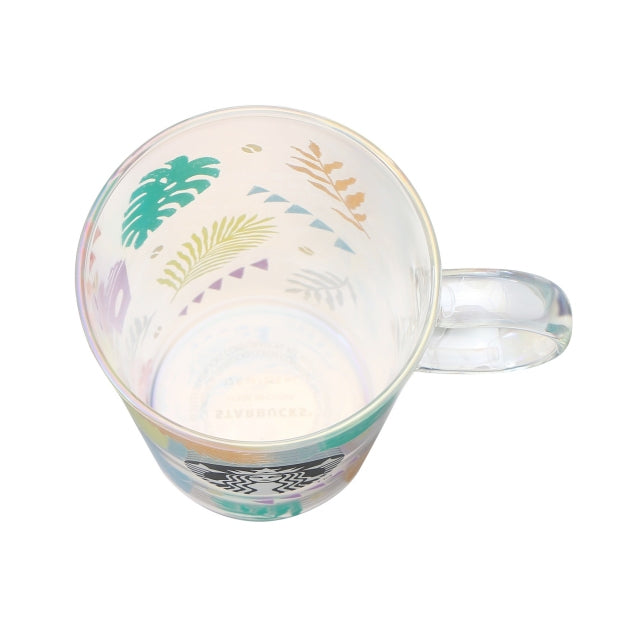 Japan Starbucks 2022 Summer Limited Heat-Resistant Colorful Summer Glass Mug 355ml 日本星巴克2022夏季限定系列-色彩夏日耐热玻璃杯 355毫升
