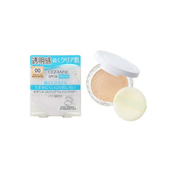 CEZANNE UV Clear Face Powder 00 Light Beige SPF28/PA+++ 1pc 倩丽保湿防晒粉饼 黄皮明亮色 1pc