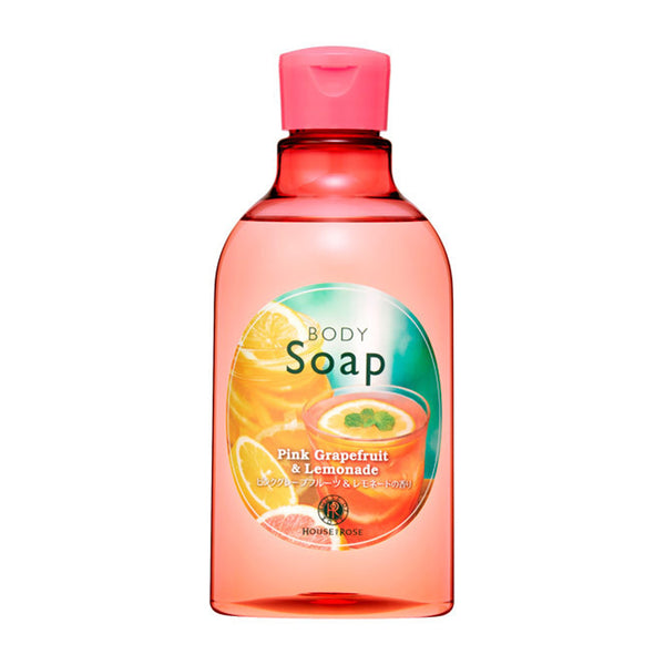 HOUSE OF ROSE Body Soap [Pink Grapefruit & Lemonade] 300ML 沐浴露 (红葡萄柚&柠檬)