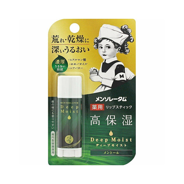 Rohto Japan MENTHOLATUM Deep Moist Lip Stick Balm 4.5G
