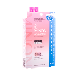 Minon Amino Moist Whitening Milk Mask (4pcs) 氨基酸美白面膜