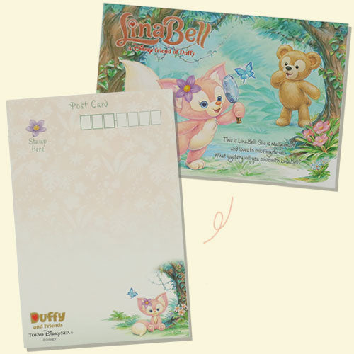 TOKYO Postcard & Stickers 东京迪士尼 达菲和他的朋友们 玲娜贝儿明信片和贴纸