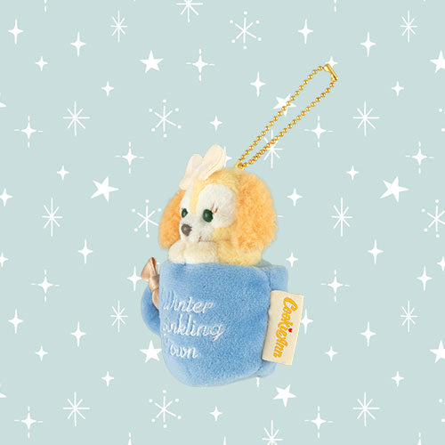 TOKYO Winter Twinkling Town Mug Plush Keychain 东京迪士尼 达菲和他的朋友们 冬日闪耀小镇系列可琦安杯子吊饰