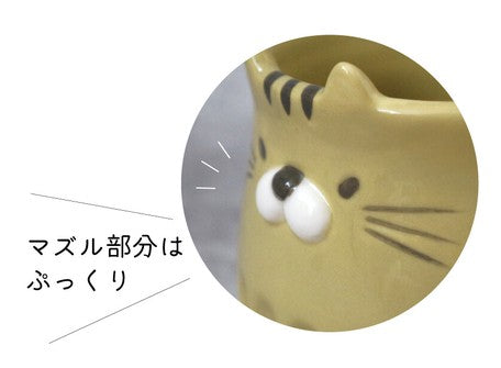 Decole Concombre Cute cattail cup (Black Cat) 日本Decole Concombre 可愛貓尾杯 (黑猫)