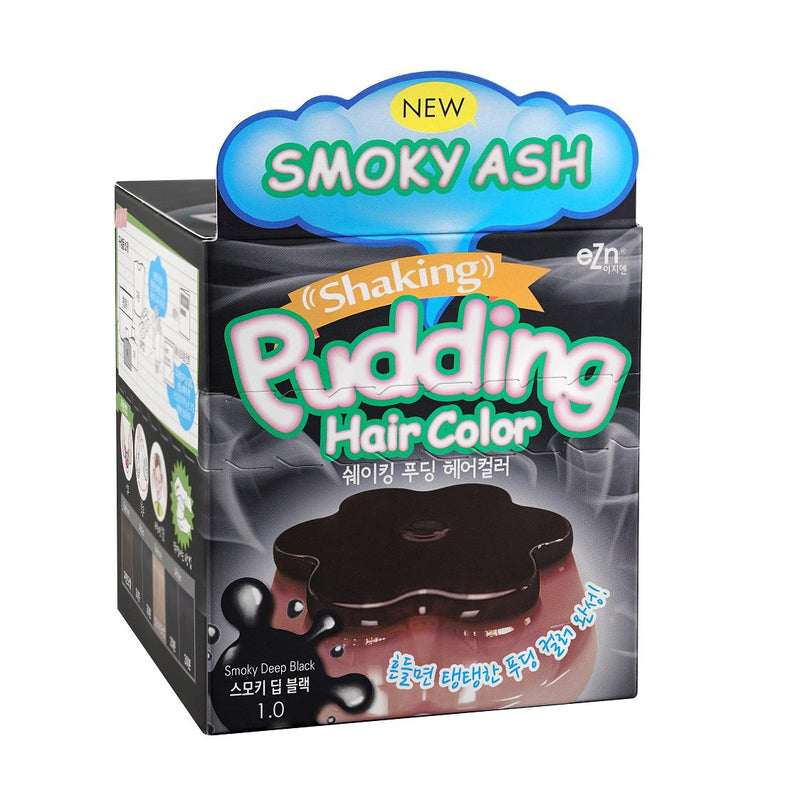 EZN Shaking Pudding Hair Color (#1.0 Smoky Deep Black)