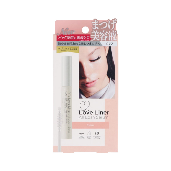 MSH Love Liner All Lash Serum Lash Treatment Clear 1pc 日本MSH Love Liner随心所欲系列自然滋养浓密睫毛增长精华液 无色 1pc