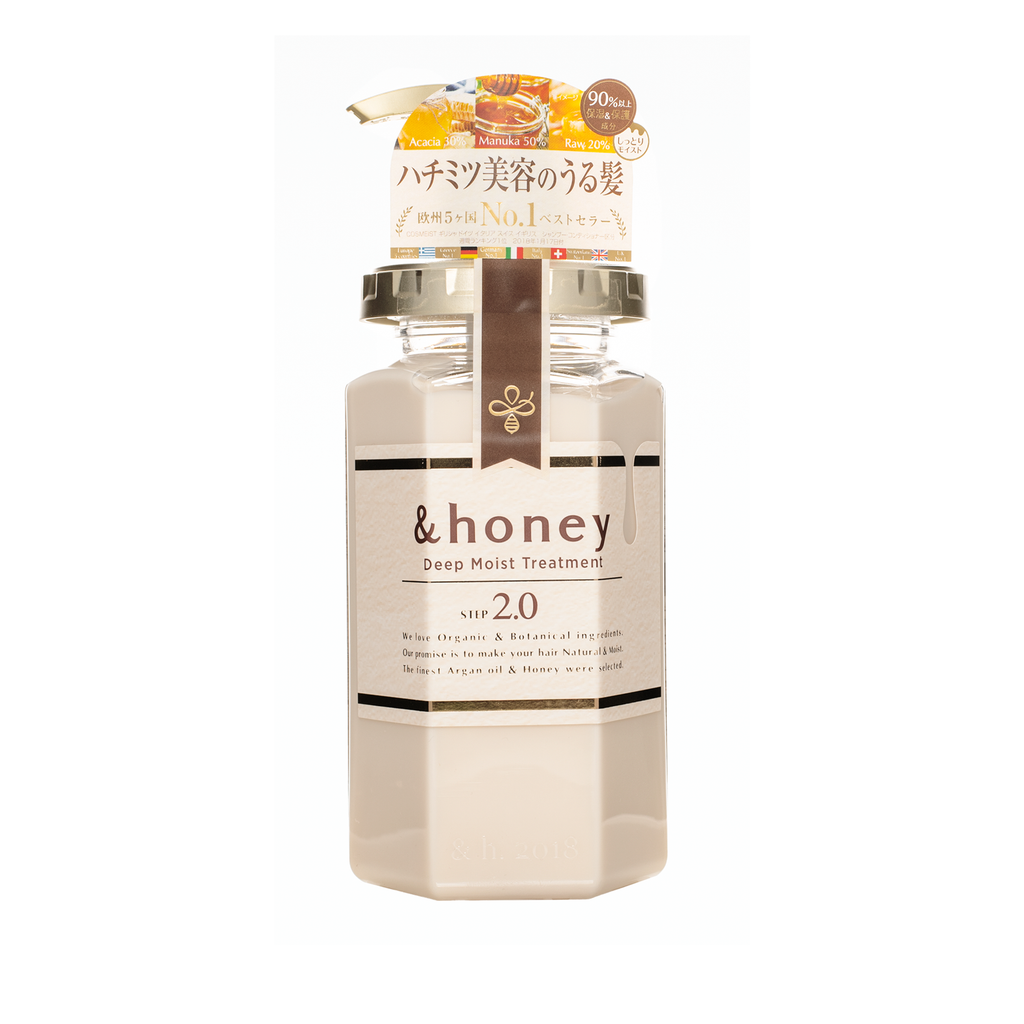HONEY Deep Moist Treatment 2.0 430ml 日本&HONEY 蜂蜜深层保湿护发乳 – Image Beauty  online