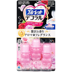 Kobayashi Toilet Cleansing Gel Decoral Pink Rose Fragrance 3pcs 小林制药 马桶消臭小花瓣凝胶-玫瑰香型 (三个)