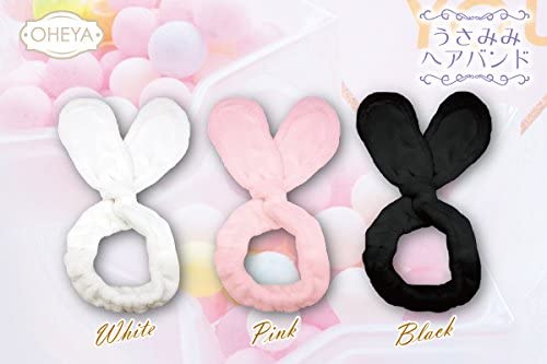 OHEYA Usamimi Rabbit Ears Headband (Black) 日本OHEYA 兔子发带 (黑色)