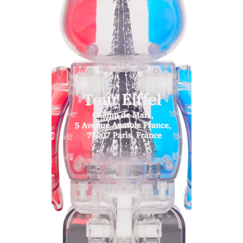 Bearbrick x Eiffel Tower Tricolor Ver. 400% Edition 日本Bearbrick 暴力熊 X 巴黎3色阿菲尔铁塔 400%