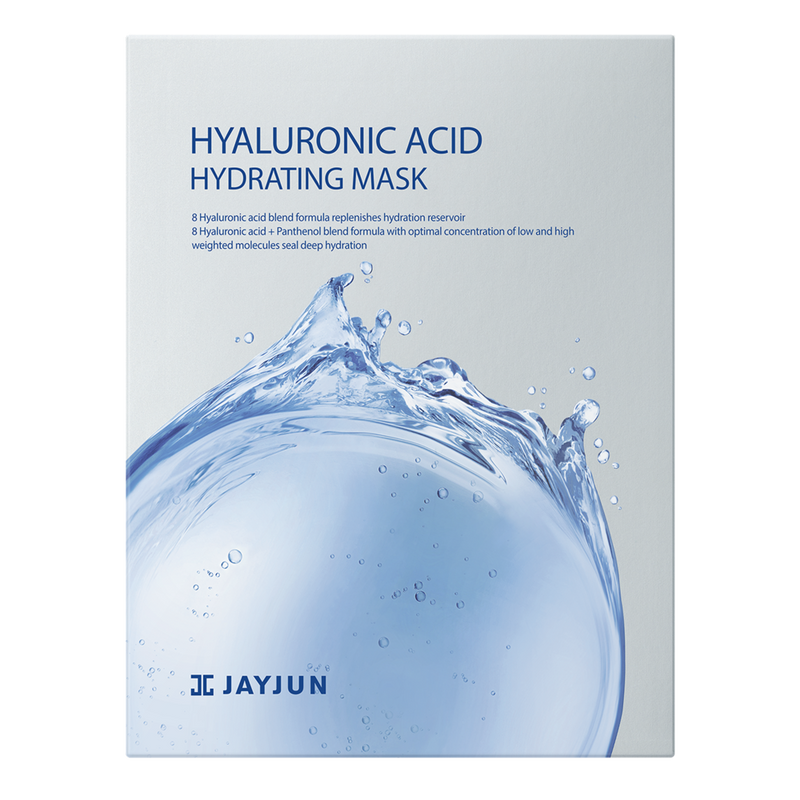 JayJun  Hyaluronic Acid Hydrating Face Mask 10pcs/box 捷俊 复颜玻尿酸水光面膜 (10片/盒)