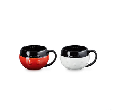 LE CREUSET X MICKEY & MINNIE MOUSE Collaboration Collection Mug Cup Set of 2/380ml 日本LE CREUSET米奇米妮联名款马克杯组合