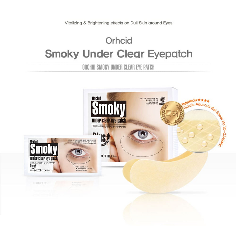 The Orchid Skin Under Clear Eye Patch [Smoky]韩国 蒂欧丝幽兰一品眼贴 黑眼圈改善款