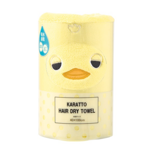 Heart Nemu Nemu Animals Hair Drying Towel (Duck) 日本 Liv Heart 疗愈动物干发巾 (鸭子)
