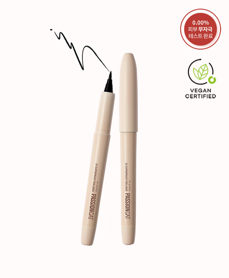PassionCat 2X Superproof Pen Liner (#1 Vegan Brown) 韩国PassionCat 2X 超持久眼线液笔 (#1黑色) 1g