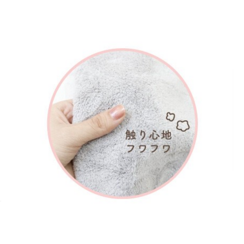 PINE CREATE Happy Bear Mascot Hand Towel (Pink) 日本PINE CREATE 快乐熊动物造型擦手巾 (粉色)