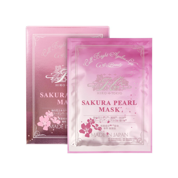 Hirosophy Sakura Pearl Mask 10pcs 希洛索菲 櫻花珍珠面膜 10枚