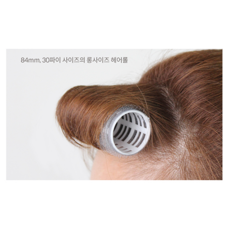 GLOSS & GLOW Long Hair Rollers 30mm (Moon Shadow) 4pcs/box 韩国Gloss & Glow 长发蓬松卷发筒 30mm (月影) 4枚入/盒
