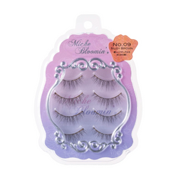 Miche Bloomin' 3D False Eyelashes (No 09 NUDY BROWN) 日本纱荣子 MICHE BLOOMIN 3D 假睫毛 (No 09 無糖可可 )