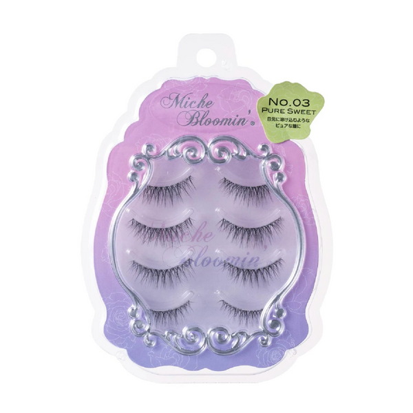 Miche Bloomin' 3D False Eyelashes (No 03 PURE SWEET) 日本纱荣子 MICHE BLOOMIN 3D 假睫毛 (No 03 纯真甜美 )