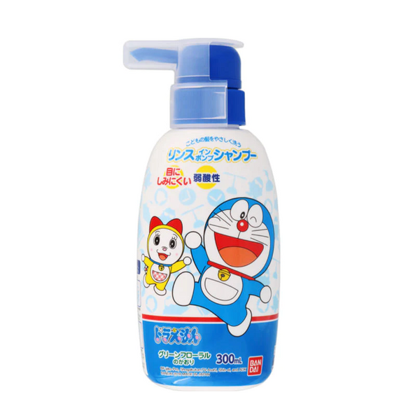 BANDAI Doraemon In Pump Shampoo (Floral) 万代 多啦A梦儿童二合一洗护洗头水 (花香) 300ml