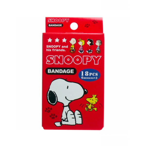 SANTAN Cute Aid Bandages (Snoopy) 18pcs/box 日本SANTAN 防水卡通创口贴 (史努比) 180枚/盒