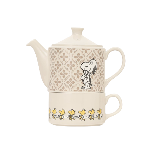 VINTAGE PEANUTS×Afternoon Tea Pot & Mug Set 日本史努比 X Afternoon Tea 茶壶杯套装