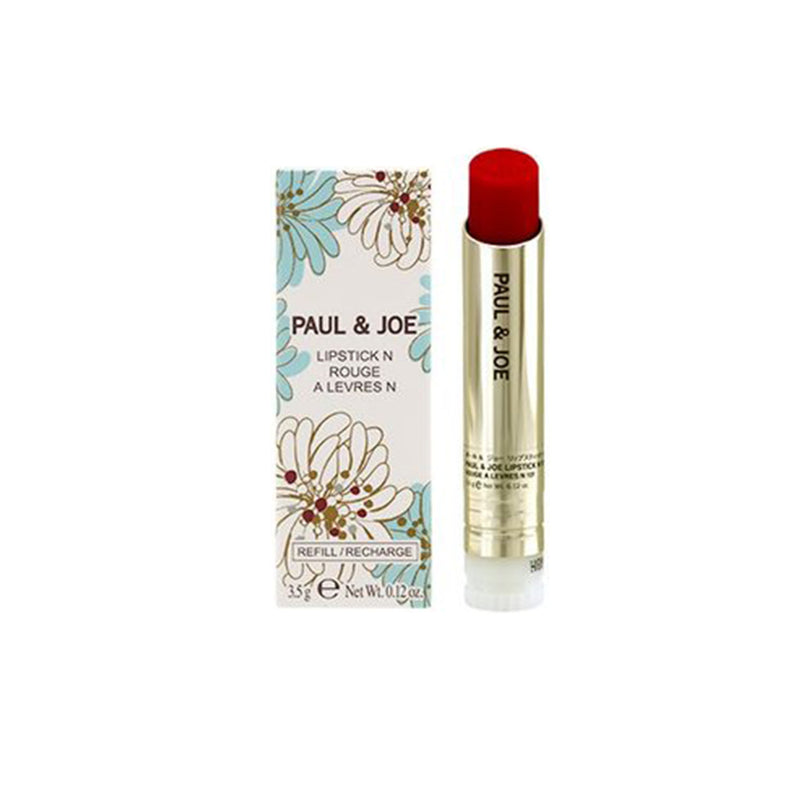 Paul & Joe - Lipstick N Refill #104 Groseille  Paul & Joe 典雅瑰丽唇膏 (唇膏内芯) 透亮系列 #104 水样鲜红