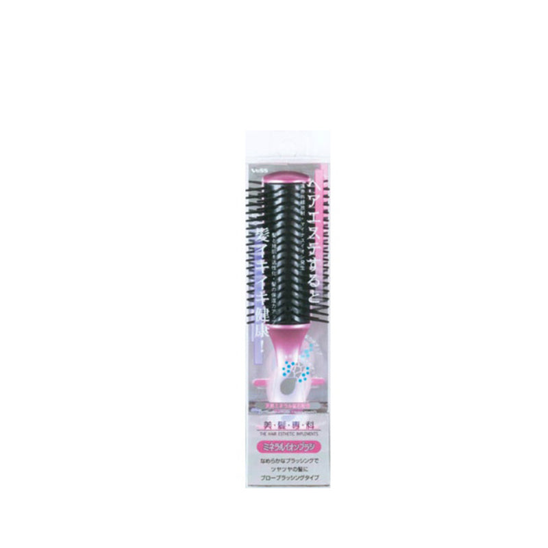 VeSS Mineral Ion Blow Hair Brush Pink 1pc [2 Sizes] 矿物离子锁水防打结呵护秀发美发头梳