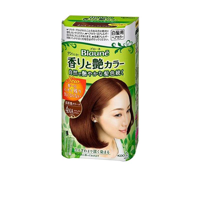 Kao Blaune Hair Dye #4NA Natural Brown 花王 Blaune純植物配方白发专用染发剂 (#4NA 自然棕)