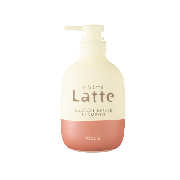 Kracie ma&me Latte Damage Repair Shampoo 嘉娜宝 Latte亲子拿铁牛乳氨基酸修复系洗发水 490ml