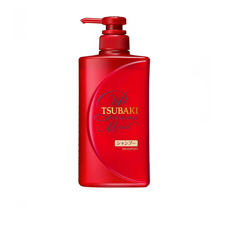SHISEIDO Tsubaki Premium Moist Shampoo 490ml 资生堂 丝蓓绮 0秒沙龙美发 多重保湿滋润洗发水