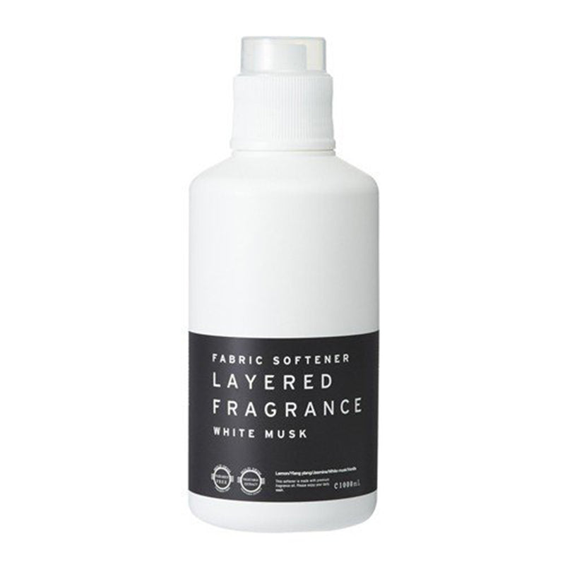 Layered Fragrance Fabric Softener White Musk 1000ml 日本LAYERED FRAGRANCE 衣物柔顺剂 (白麝香)