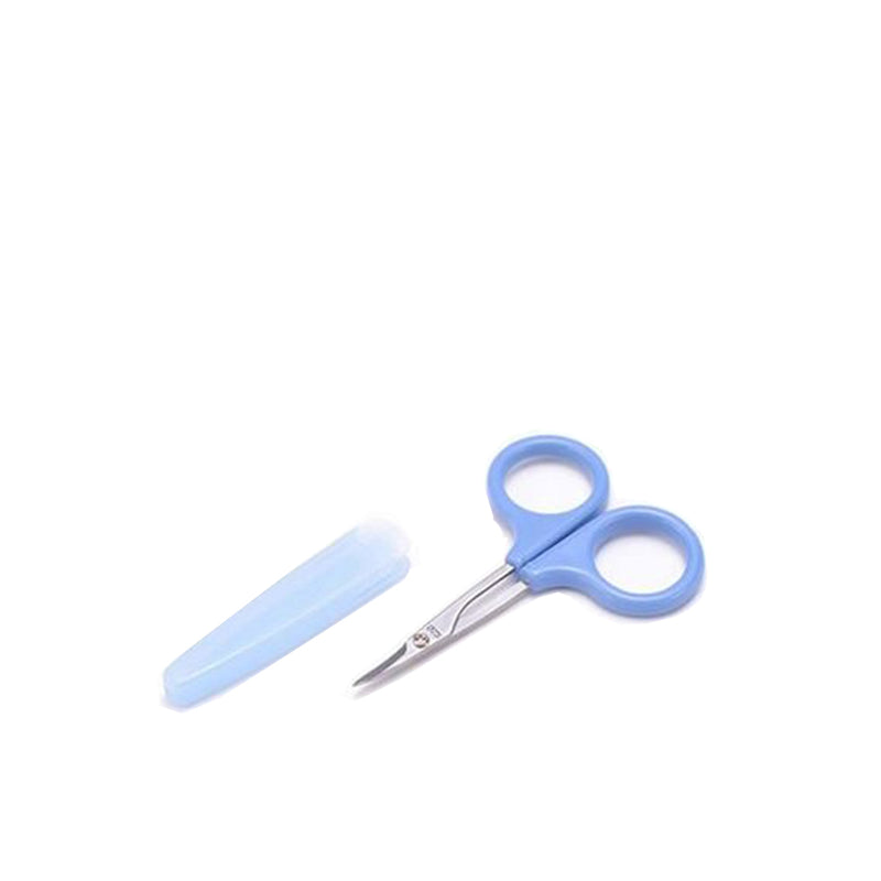 KAI Point Cut Scissors W/cap 1pc 贝印 安全眉毛剪刀