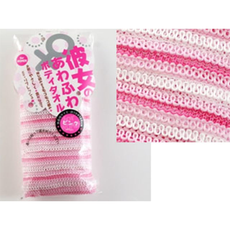 Aisen Girlfriend Towel 1pc 日本Aisen 女友搓澡巾
