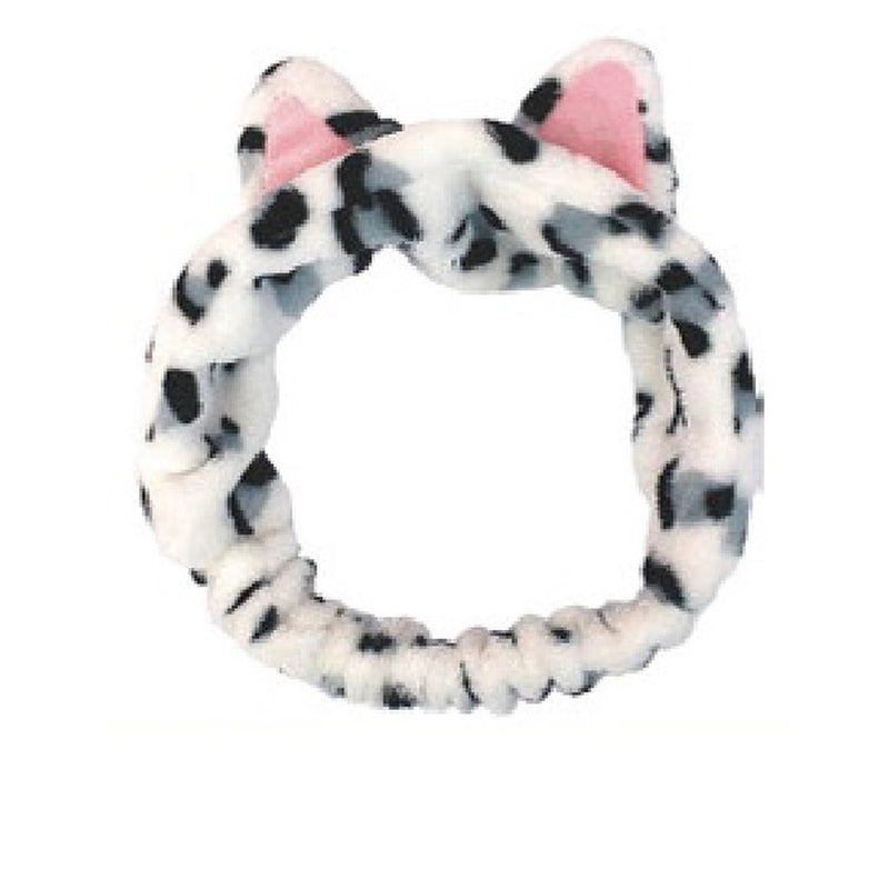 Necomimi Cat Ear Headband Leopard White 1pc