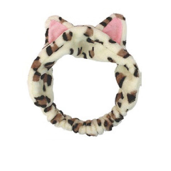 Necomimi Cat Ear Headband Leopard Brown 1pc
