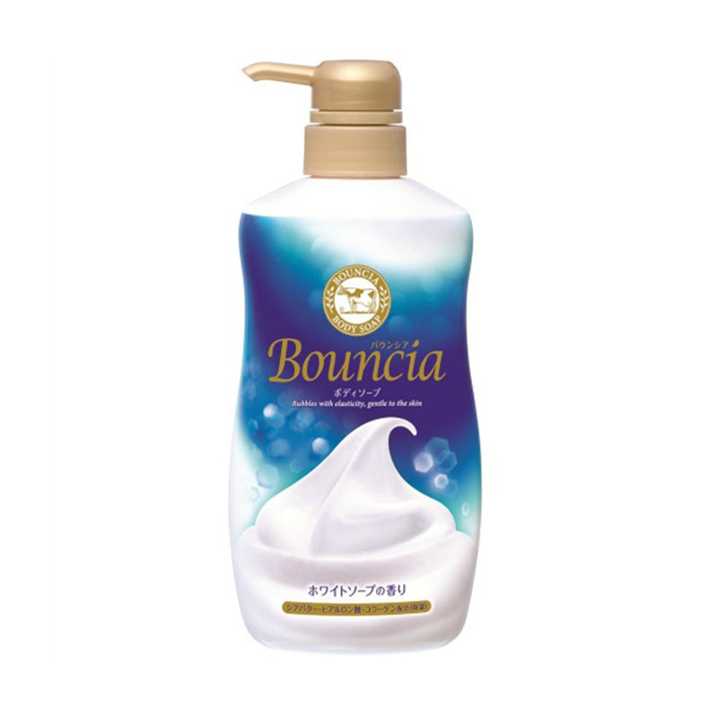 COW Brand Bouncia Body Soap Pump 500ml  牛乳石碱 浓密泡沫保湿沐浴露