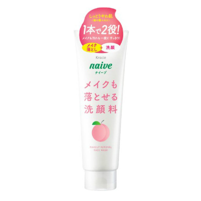 Kracie Naive Makeup Cleansing Foam [3 Scents] 嘉娜宝 植物双效卸妆洗面奶 蜜桃/柠檬/绿茶