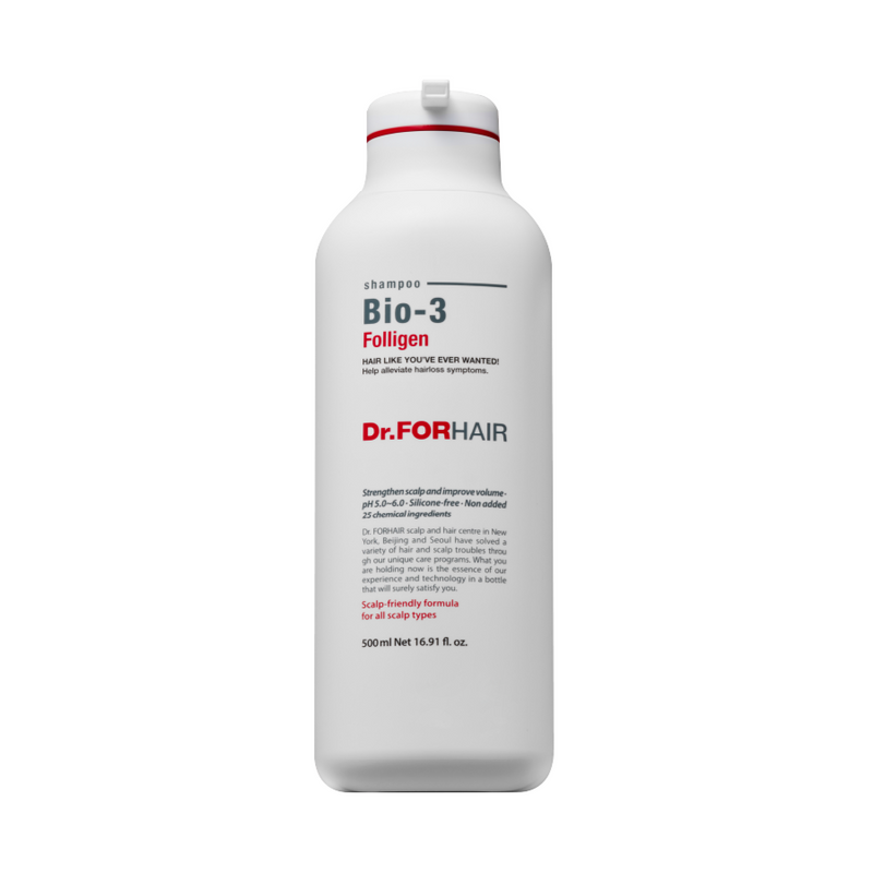 DR.FORHAIR Bio-3 Folligen Shampoo 韩国Dr.ForHair发笙 Bio-3三合一防脱护色洗发水 500ml