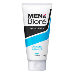 Biore Men's Deep Oil Clear Facial Wash 130g 男士控油净肤洗面奶